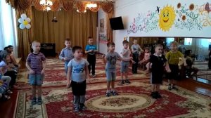 Танец - игра Колёсики в детском саду. Танец мальчиков подготовительной группы. Репетиция