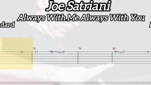 Joe Satriani - Always With Me Always with You ( Tab Guitar )
