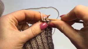 МК. Эластичное закрытие петель спицами без накидов .