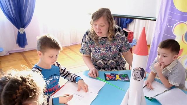 Путешествие в космос с использованием даров Фрёбеля МБДОУ Детский сад 294 смотреть онлайн