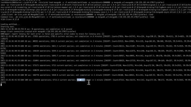 8| Yahoo Cloud Serving Benchmark (YCSB): Demo Part-3 Running YCSB on MongoDB смотреть онлайн