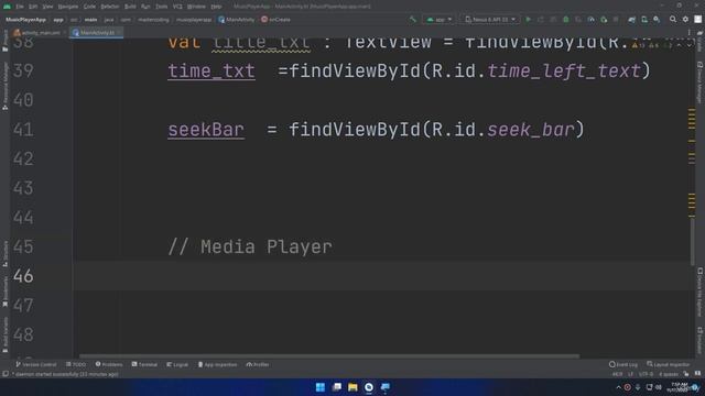 Music Player Using Kotlin Android studio part 04 Using Media Player смотреть онлайн