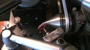 Проточка вращаюшего центра и устранение биения