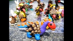 Детские поделки из шишек своими руками