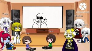 Undertale React to Saying a lot of thing as Sans