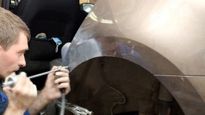 Шкода Рапид. Ремонт заднего крыла. Кузовной ремонт.