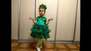 Платье ЁЛОЧКА на Новый год Новогодний костюм ЁЛОЧКА