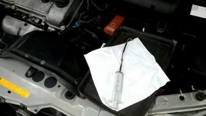 Замена масла Toyota Camry V6 3L мотор 1MZ-FE