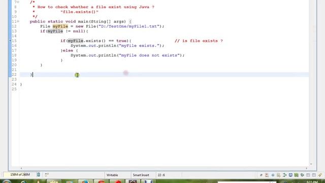 HOW TO CHECK A FILE EXISTS USING JAVA смотреть онлайн