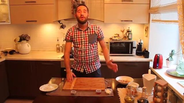 Тыквенный суп с маскарпоне и хрустящей курочкой