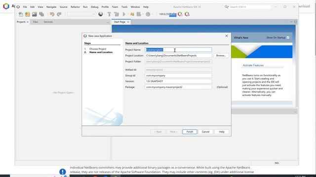 NetBeans 16 Tutorial download, install, create project, create class смотреть онлайн