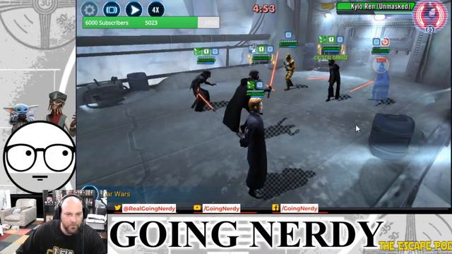 GAC Live-Stream3v3 Star Wars Galaxy of Heroes (I'm not drunk, but I feel tipsy. ) смотреть онлайн