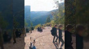 Скала Такмак. Красноярские Столбы. Красноярск. Сентябрь 2022