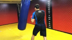 Работа на лапах и мешке с тренером по боксу с Асуватовым Маратом Масхатовичем.