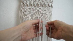 Видео-урок по плетению панно в технике макраме