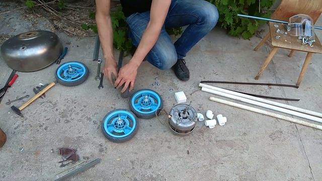 Газонокосилка своими руками из хлама смотреть онлайн