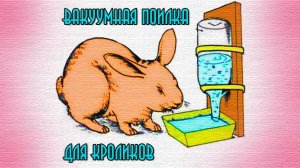 Автопоилки для кроликов из пластиковых бутылок