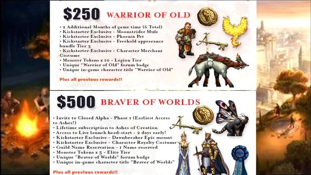 Ashes of Creation - Разбор всех наборов на Kickstarter (Окончательный список) смотреть онлайн