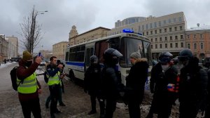 Задержание Евгения Ступина 31.01.2021 у метро Сухаревская. Полная версия.