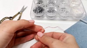 Как сделать узелок на нитке или мононить