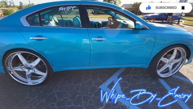 Nissan Maxima on 26” Rucci forged wheels смотреть онлайн