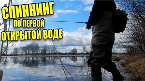 Первая Открытая Вода/Рыбалка На Спиннинг/Щука На Речке/Весенняя Рыбалка На Щуку