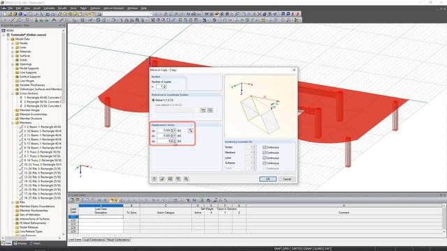 Учебное пособие RFEM 5 для начинающих | 006 Ввод модели - Балки перекрытия и элементы ферм смотреть онлайн