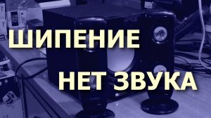 ЭЛЕМЕНТАРНОЕ. Колонки Sven Emotion. Шипят, звука нет