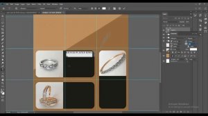 Instagram Grid Post | Jewellery Brands | Photoshop Template & Tutorial