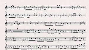 Michael Bublé Fever Alto Sax Backing Track and Sheet Music