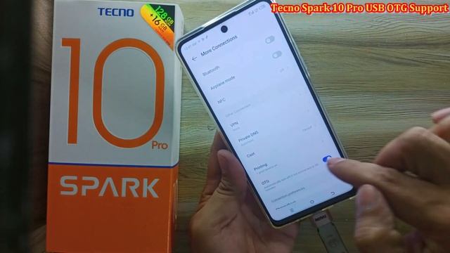 Tecno Spark 10 Pro OTG Setting | How to Enable OTG & Connected to Other device Successfully | 2023