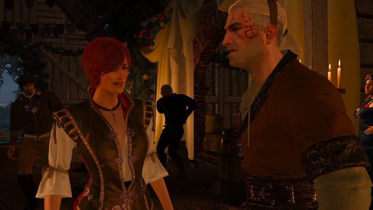 The Witcher 3-Каменные сердца ➤ Geralt + Shani(Геральт + Шани) №9