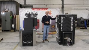 Печь на газу нового поколения! С декоративной дверцей.