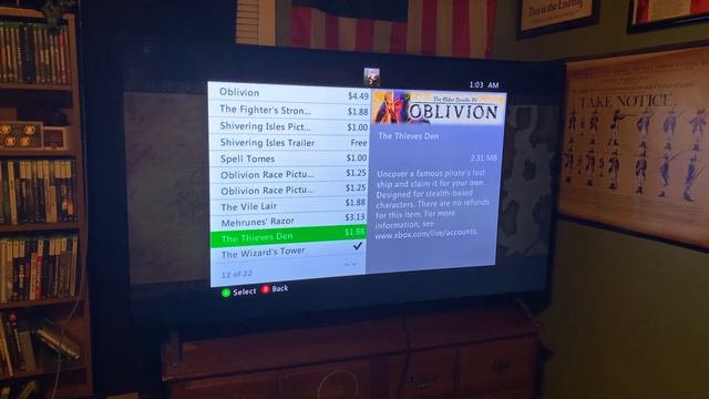 Purchasing Oblivion DLC on the Xbox One