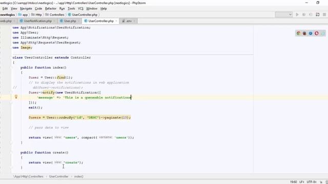 Laravel Tutorial Series Part 11 - Notifications with Queues