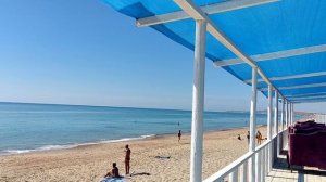 Веселовка. Жара. Уехали на Черное море в Веселовку  Пустые пляжи в бархатный сезон.