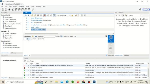 [Full Course] create,insert,drop databse & table || MySQL Tutorial for Beginners Part4