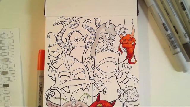 Halloween DOODLE ART