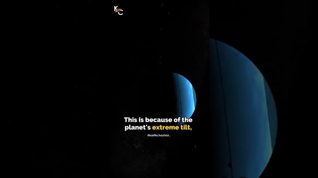 Facts about Uranus | #Planets #space #uranus #icegiant #solarsystem @KartikChauhan_