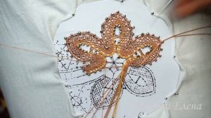 Заполнение с длинными петельками (1 часть)  #кружевныеуроки #кружево #кружевовилюшка #ElenaTiunova