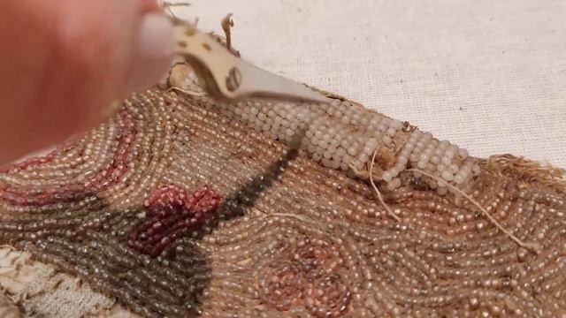 Объемы на Гефсиманской плащанице. Как они выглядят под вышивкой. Продолжение реставрации. смотреть онлайн