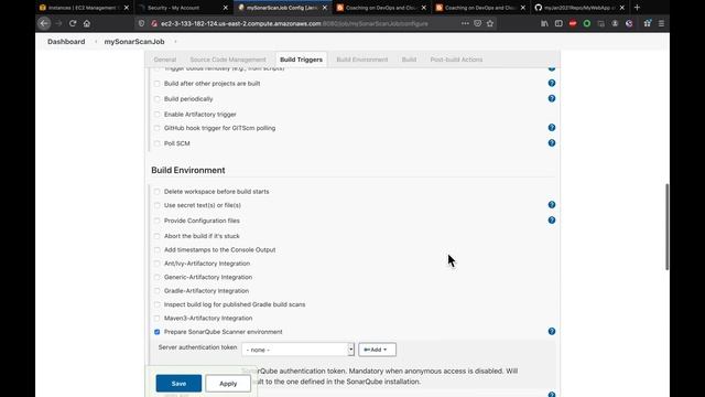 How to integrate SonarQube & Jenkins | Jenkins SonarQube integration | Run Code scan in SonarQube смотреть онлайн