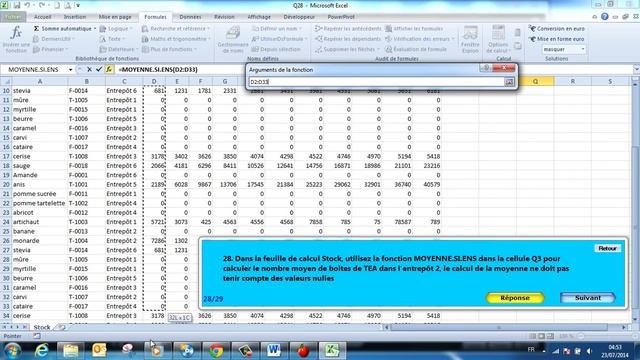 Examens MOS Excel 2010 Expert Question 28 смотреть онлайн