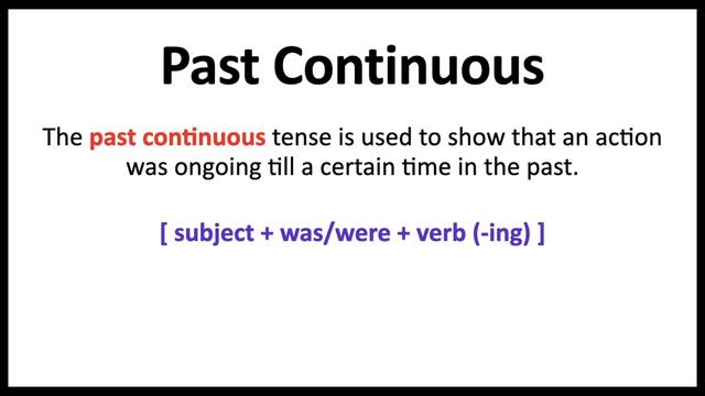 PAST TENSES | Quick Easy Explanation