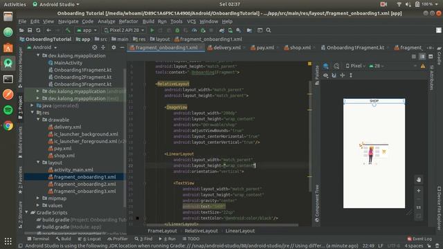 Android Studio - Onboarding / Intro / Walkthrough / Getting Started Screen | Kotlin Tutorial смотреть онлайн