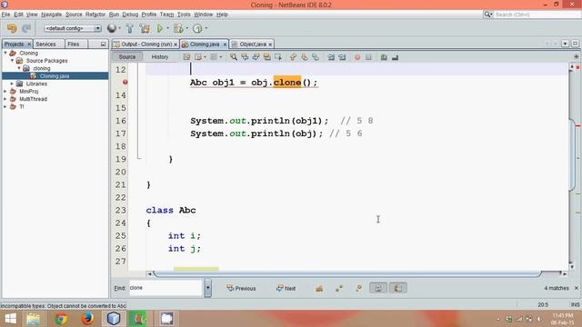 11.3 Object Cloning in Java part 2 смотреть онлайн