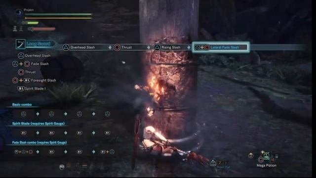 Monster Hunter World [MHW] - The BEST Long Sword Combos (Guide)