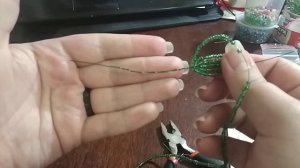 Физалис из бисера. Мастер класс. Осенняя композиция в корзинке ч.1