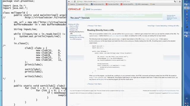 3.0 Основы ввода данных. Пакет java.net смотреть онлайн