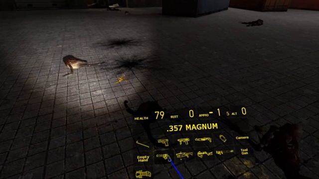 Толпы врагов в Garry's Mod VR